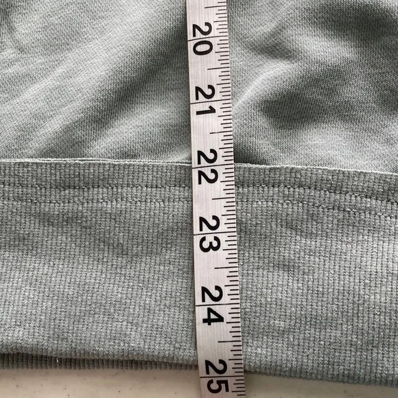 Gimmicks by BKE Gray-Green Oversized Lace Cutout Top - Picture 8 of 8